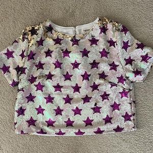 Eras Tour Sequin Crop